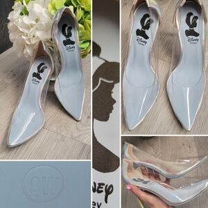 Hot Topic Cinderella Disney Glass Slipper 4" High Heel Pumps, Women's 9